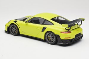 Porsche 911 991.2 GT2 RS Verde Lima con Llantas Plateadas Minichamps 1:18 155068309 Metal - imagen 5 de 6