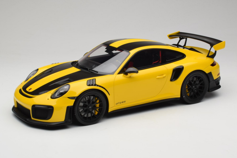 Porsche 911 991.2 GT2 RS Racing Yellow GT Spirit 1:12 GT535 Resina