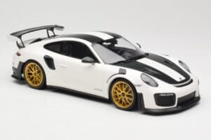 Porsche 911 991.2 GT2 RS Weissach Package Blanco Con Llantas Doradas Minichamps 1:18 153068308 Metal - imagen 4 de 6