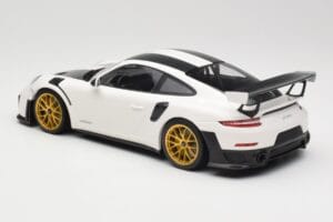 Porsche 911 991.2 GT2 RS Weissach Package Blanco Con Llantas Doradas Minichamps 1:18 153068308 Metal - imagen 5 de 6