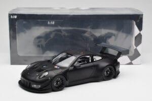 Porsche 911 991.2 GT3 R Matte Black Minichamps 1:18 155186901 Metal - imagen 6 de 6