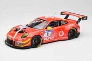 Porsche 911 991.2 GT3 R #2 Team Gigaspeed S. Bockmann 24 Hours of Nurburgring 2018 Minichamps 1:18 155186902 Metal