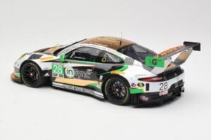 Porsche 911 991.2 GT3 R #28 Alegra Motorsports D. de Quesada / M. Morad Class Winners 24 Hours of Daytona 2017 Minichamps 1:1 - imagen 5 de 6