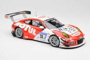 Porsche 911 991.2 GT3 R #31 Frikadelli Racing K. Bachler / M. Christensen 24 Hours of Nurburgring 2017 Minichamps 1:18 155176 - imagen 4 de 6