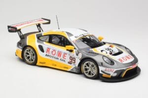 Porsche 911 991.2 GT3 R #99 Rowe Racing D. Olsen / M. Campbell 24 Hours of Spa 2019 Minichamps 1:18 155196099 Metal - imagen 4 de 6