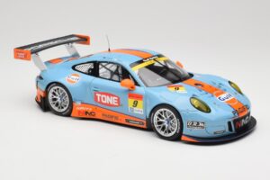 Porsche 911 991.2 GT3 R Pacific Gulf Racing #9 J. Lammers / K. Miura Super GT 300 Series 2017 Minichamps 1:18 155176909 Metal - imagen 4 de 6
