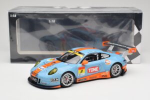 Porsche 911 991.2 GT3 R Pacific Gulf Racing #9 J. Lammers / K. Miura Super GT 300 Series 2017 Minichamps 1:18 155176909 Metal - imagen 6 de 6