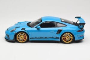 Porsche 911 991.2 GT3 RS Azul con Llantas Doradas Minichamps 1:18 155068222 Metal - imagen 3 de 6