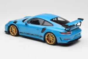Porsche 911 991.2 GT3 RS Azul con Llantas Doradas Minichamps 1:18 155068222 Metal - imagen 5 de 6