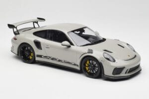 Porsche 911 991.2 GT3 RS Chalk Wording Llantas Negras Minichamps 1:18 153068230 Metal - imagen 4 de 6