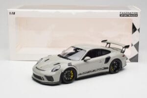 Porsche 911 991.2 GT3 RS Chalk Wording Llantas Negras Minichamps 1:18 153068230 Metal - imagen 6 de 6
