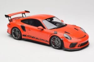 Porsche 911 991.2 GT3 RS Lava Orange & Llantas Plata Minichamps 1:18 155068225 Metal - imagen 4 de 6