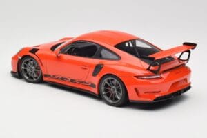 Porsche 911 991.2 GT3 RS Lava Orange & Llantas Plata Minichamps 1:18 155068225 Metal - imagen 5 de 6