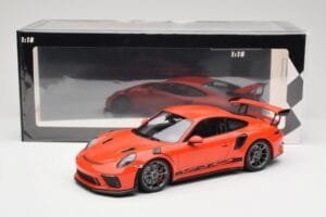 Porsche 911 991.2 GT3 RS Lava Orange & Llantas Plata Minichamps 1:18 155068225 Metal - imagen 6 de 6