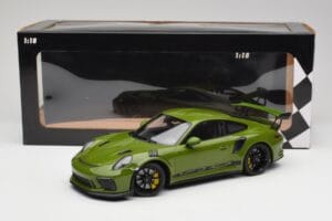Porsche 911 991.2 GT3 RS Lizard Verde Con Llantas Negras Minichamps 1:18 155068233 Metal - imagen 6 de 6