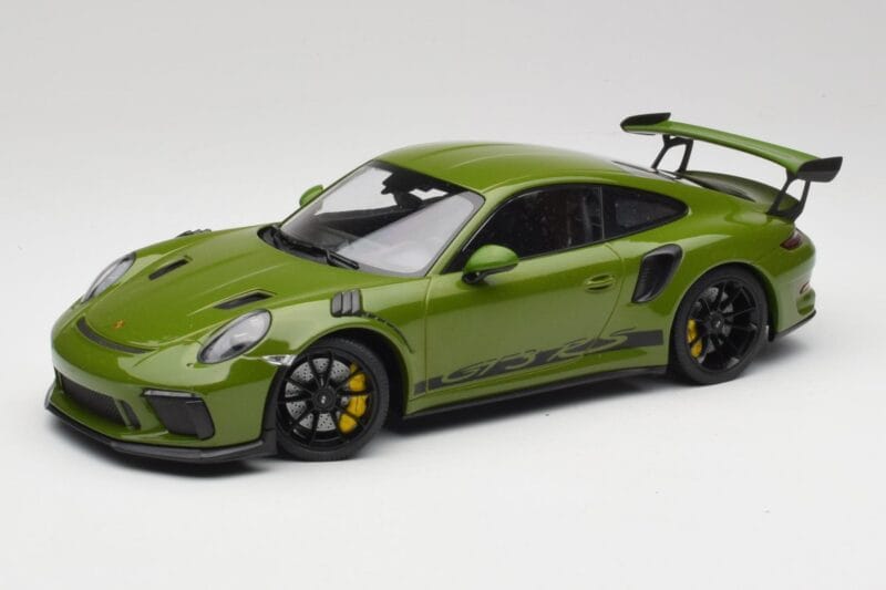Porsche 911 991.2 GT3 RS Lizard Verde Con Llantas Negras Minichamps 1:18 155068233 Metal
