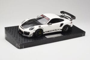 Porsche 911 991.2 GT3 RS Manthey Racing Blanco Minichamps 1:18 MR-911-GT3RS-1801 Metal - imagen 2 de 6