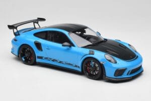 Porsche 911 991.2 GT3 RS Miami Azul Weissach Package & Llantas Magnesio Negras Minichamps 1:18 153068231 Metal - imagen 4 de 6