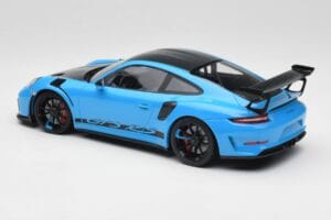 Porsche 911 991.2 GT3 RS Miami Azul Weissach Package & Llantas Magnesio Negras Minichamps 1:18 153068231 Metal - imagen 5 de 6