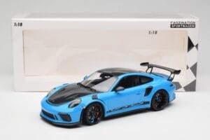 Porsche 911 991.2 GT3 RS Miami Azul Weissach Package & Llantas Magnesio Negras Minichamps 1:18 153068231 Metal - imagen 6 de 6
