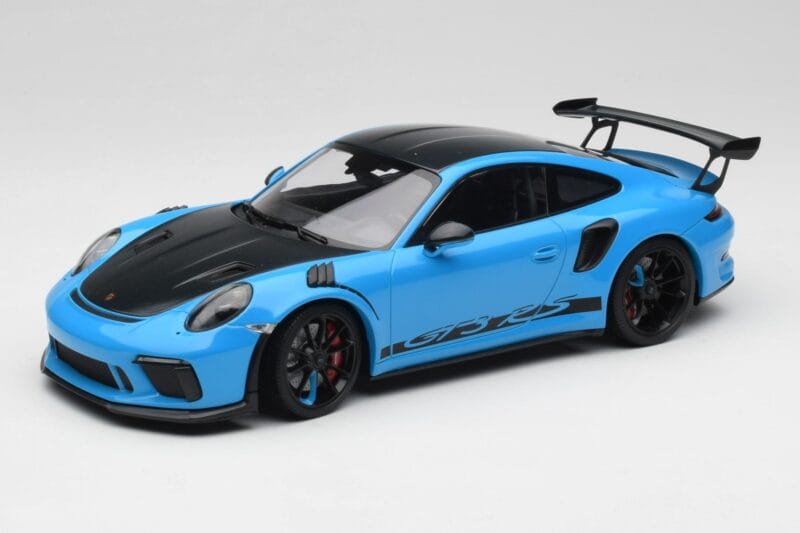 Porsche 911 991.2 GT3 RS Miami Azul Weissach Package & Llantas Magnesio Negras Minichamps 1:18 153068231 Metal