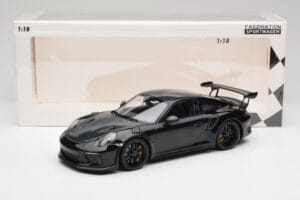 Porsche 911 991.2 GT3 RS Weissach Package Negro & Llantas Negras Minichamps 1:18 153068228 Metal - imagen 6 de 6