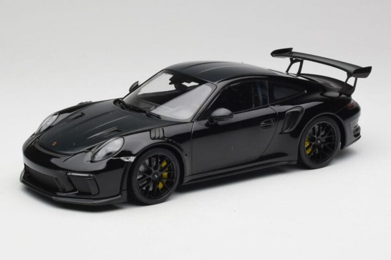 Porsche 911 991.2 GT3 RS Weissach Package Negro & Llantas Negras Minichamps 1:18 153068228 Metal