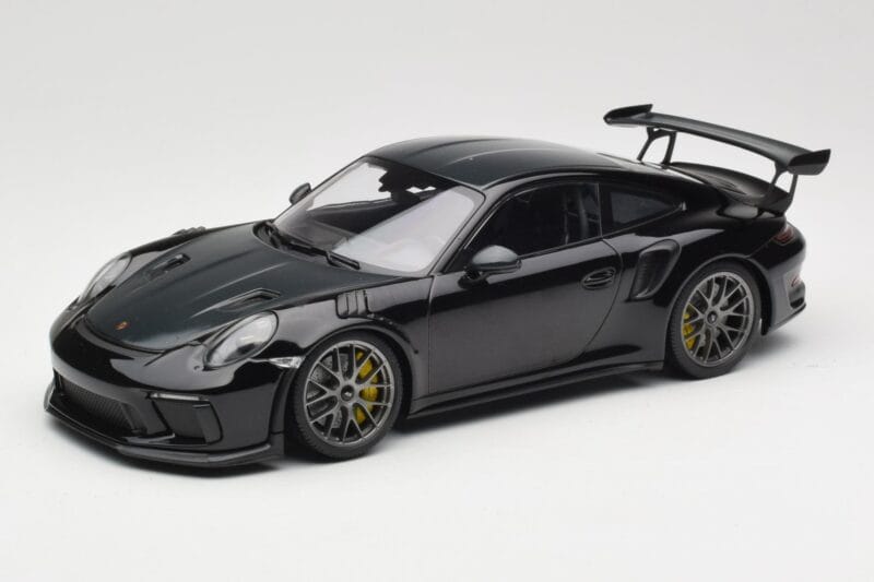 Porsche 911 991.2 GT3 RS Weissach Package Negro Llantas Magnesio Plateadas Minichamps 1:18 153068229 Metal