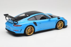 Porsche 911 991.2 GT3 RS Weissach Package Azul & Llantas Doradas Minichamps 1:18 153068232 Metal - imagen 2 de 6
