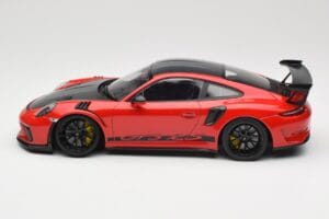 Porsche 911 991.2 GT3 RS Weissach Package Guards Red Llantas Negras Minichamps 1:18 153068223 Metal - imagen 3 de 6