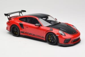 Porsche 911 991.2 GT3 RS Weissach Package Guards Red Llantas Negras Minichamps 1:18 153068223 Metal - imagen 4 de 6