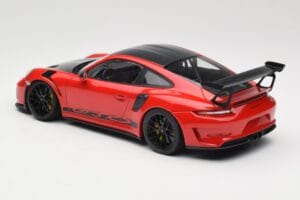 Porsche 911 991.2 GT3 RS Weissach Package Guards Red Llantas Negras Minichamps 1:18 153068223 Metal - imagen 5 de 6