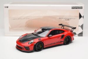 Porsche 911 991.2 GT3 RS Weissach Package Guards Red Llantas Negras Minichamps 1:18 153068223 Metal - imagen 6 de 6