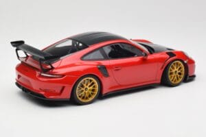 Porsche 911 991.2 GT3 RS Weissach Package Guards Red Llantas Magnesio Doradas Minichamps 1:18 153068236 Metal - imagen 2 de 6