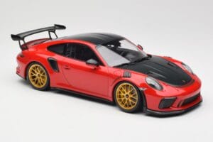 Porsche 911 991.2 GT3 RS Weissach Package Guards Red Llantas Magnesio Doradas Minichamps 1:18 153068236 Metal - imagen 4 de 6