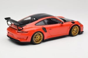 Porsche 911 991.2 GT3 RS Weissach Package Lava Orange Llantas Magnesio Doradas Minichamps 1:18 153068227 Metal - imagen 2 de 6