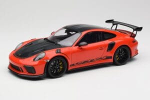 Porsche 911 991.2 GT3 RS Weissach Package Lava Orange Wording Llantas Magnesio Negras Minichamps 1:18 153068226 Metal