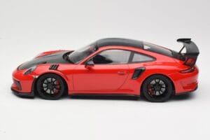 Porsche 911 991.2 GT3 RS Weissach Package Rojo con Llantas Negras Minichamps 1:18 155068230 Metal - imagen 3 de 6