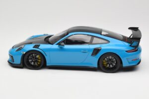 Porsche 911 991.2 GT3 RS Weissach Package Shark Blue Llantas Magnesio Negras Minichamps 1:18 153068224 Metal - imagen 3 de 6