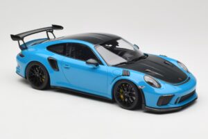 Porsche 911 991.2 GT3 RS Weissach Package Shark Blue Llantas Magnesio Negras Minichamps 1:18 153068224 Metal - imagen 4 de 6