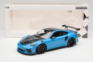 Porsche 911 991.2 GT3 RS Weissach Package Shark Blue Llantas Magnesio Negras Minichamps 1:18 153068224 Metal - imagen 6 de 6