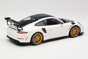 Porsche 911 991.2 GT3 RS Weissach Package Blanco Llantas Magnesio Doradas Minichamps 1:18 153068238 Metal - imagen 2 de 6