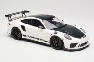 Porsche 911 991.2 GT3 RS Weissach Package Blanco Wording Llantas Magnesio Negras Minichamps 1:18 153068225 Metal - imagen 4 de 6