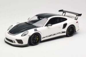 Porsche 911 991.2 GT3 RS Weissach Package Blanco Wording Llantas Magnesio Negras Minichamps 1:18 153068225 Metal
