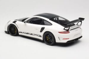 Porsche 911 991.2 GT3 RS Weissach Package Blanco Wording Llantas Magnesio Negras Minichamps 1:18 153068225 Metal - imagen 5 de 6
