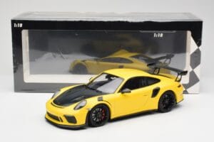 Porsche 911 991.2 GT3 RS Amarillo con Llantas Negras Minichamps 1:18 155068231 Metal - imagen 6 de 6