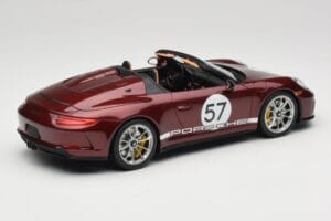 Porsche 911 991.2 Speedster Heritage Edition Cherry Metallic GT Spirit 1:18 GT929 Resina - imagen 2 de 6