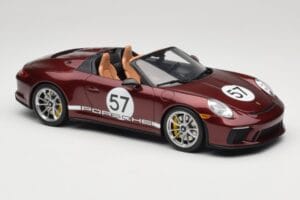 Porsche 911 991.2 Speedster Heritage Edition Cherry Metallic GT Spirit 1:18 GT929 Resina - imagen 4 de 6