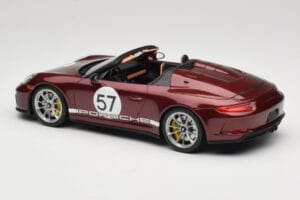 Porsche 911 991.2 Speedster Heritage Edition Cherry Metallic GT Spirit 1:18 GT929 Resina - imagen 5 de 6