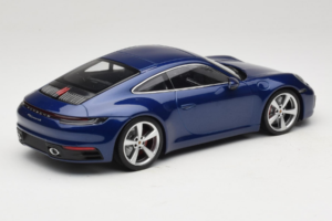 Porsche 911 992 Carrera 4S Blue Metallic Minichamps 1:18 153067327 Metal - imagen 2 de 6